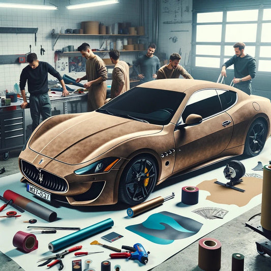 The Art of Vinyl Wraps: Mastering the Suede Finish with Murtiento - murtiento